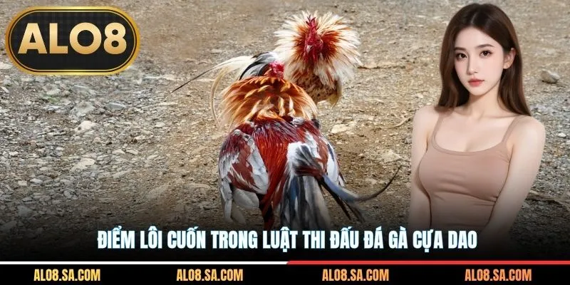 Điểm lôi cuốn trong luật thi đấu đá gà cựa dao